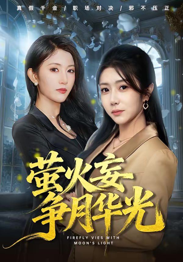 萤火妄争月华光